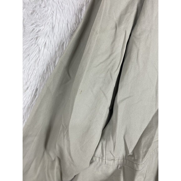 New York & Company Jacket Womens XLarge Cream Jacket Ruffle Front - Picture 10 of 11